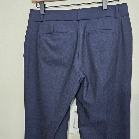 Banana Republic Navy Wool Martin Fit Career Pant Office Work Slim 2P - Picture 8 of 11
